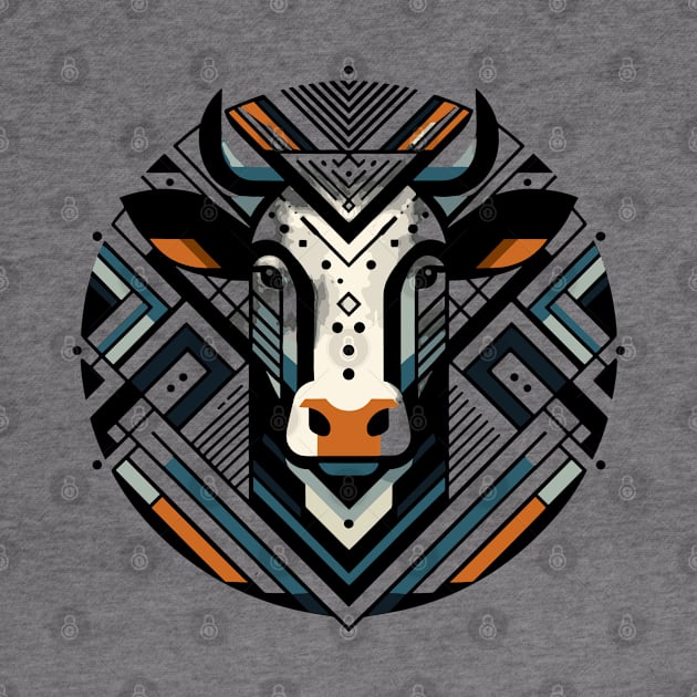 Abstract Animal Cow 4 by sapphire seaside studio